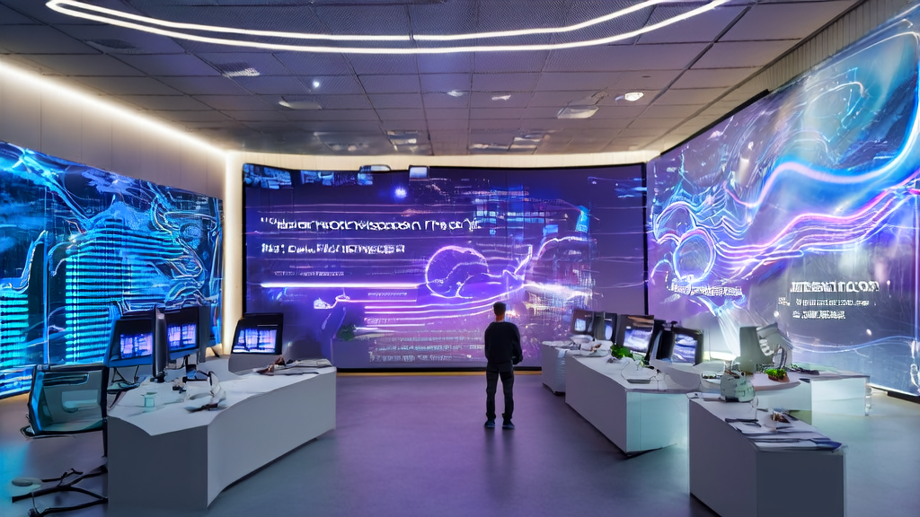 阳光下的创业者正在使用AI技术进行个性化邮件营销，屏幕上显示着客户偏好分析和个性化邮件样本。