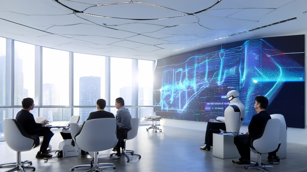 Data scientists in an office using AI customer prediction models for precise advertising analysis