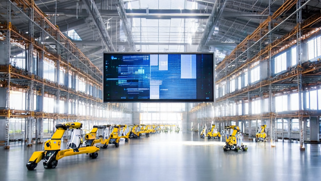 Smart robots in the Amazon warehouse efficiently processing orders, showcasing AI-driven automation technology.