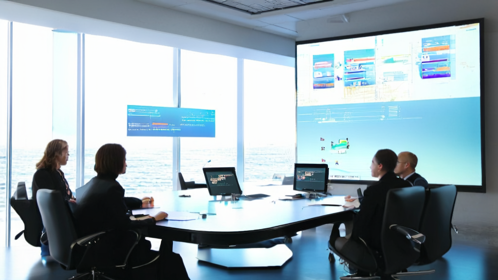 AI Email Marketing Boosts Reply Rates: Professionals in a modern office use RAGFlow technology for deep document understanding and data analysis
