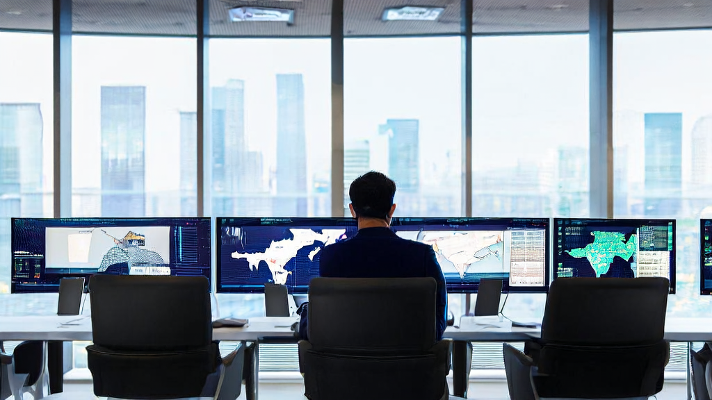 AI邮件营销实现精准获客的现代化办公室场景