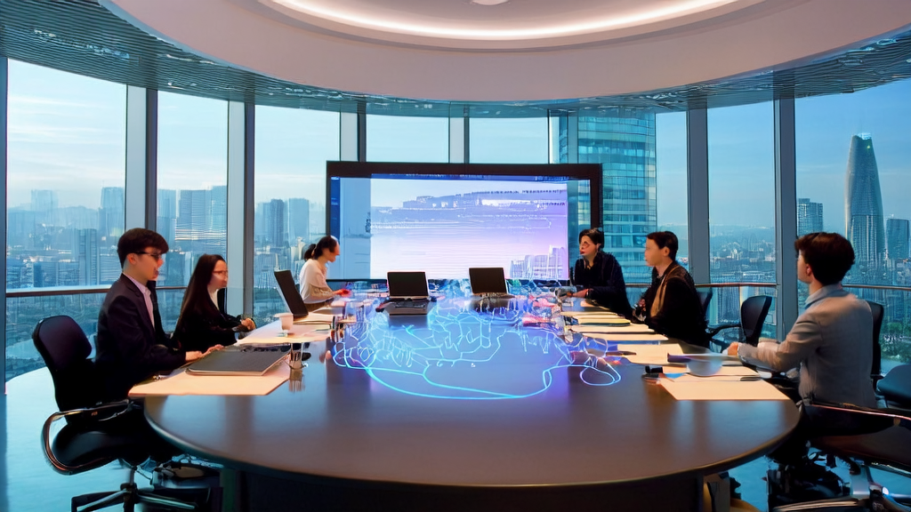 A modern office showcasing AI email marketing technology and Vidu Q1 video applications