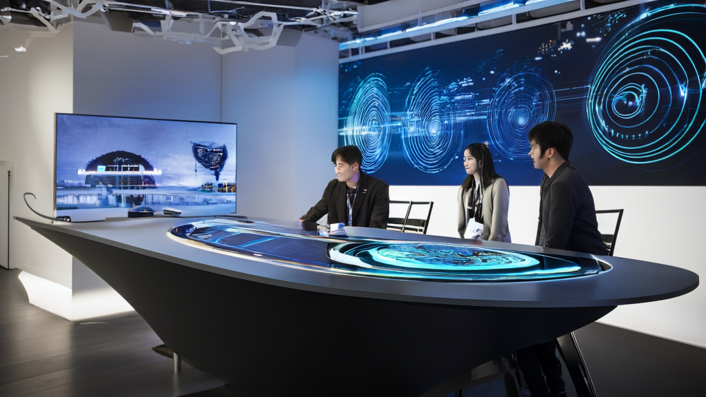 办公室内设计师们正在使用即梦图片3.0生成AI优化的邮件营销模板