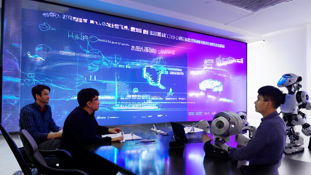 Modern office scene where developers use the 5ire platform for AI email marketing acquisition