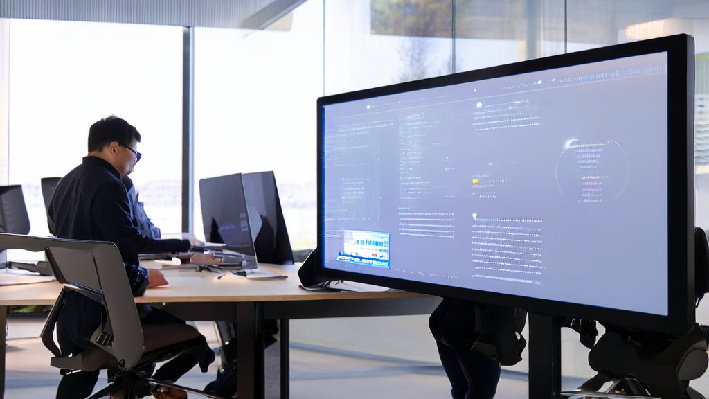 Modern office using科大讯飞's AI-powered email marketing with X5 device