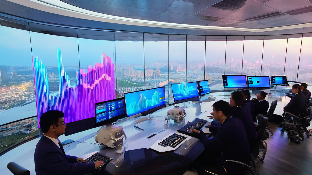 AI邮件营销中通过优化发送时间提升获客效率的现代化办公室场景