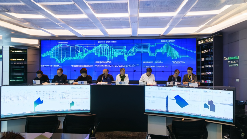 智能办公室中员工利用飞书AI新产品进行个性化邮件营销