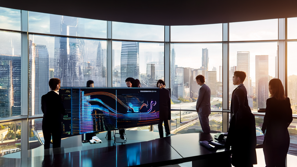 Modern office employees using Alibaba Cloud's AI email marketing system to demonstrate efficient customer acquisition strategies