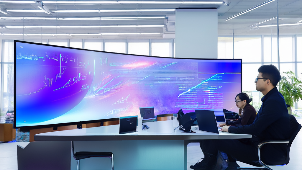 Office workers using Doudou AI programming tool to design personalized email templates