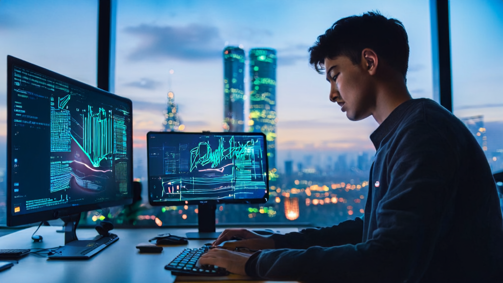 年轻程序员使用阿里云通义灵码 AI IDE 编写多语言邮件模板代码