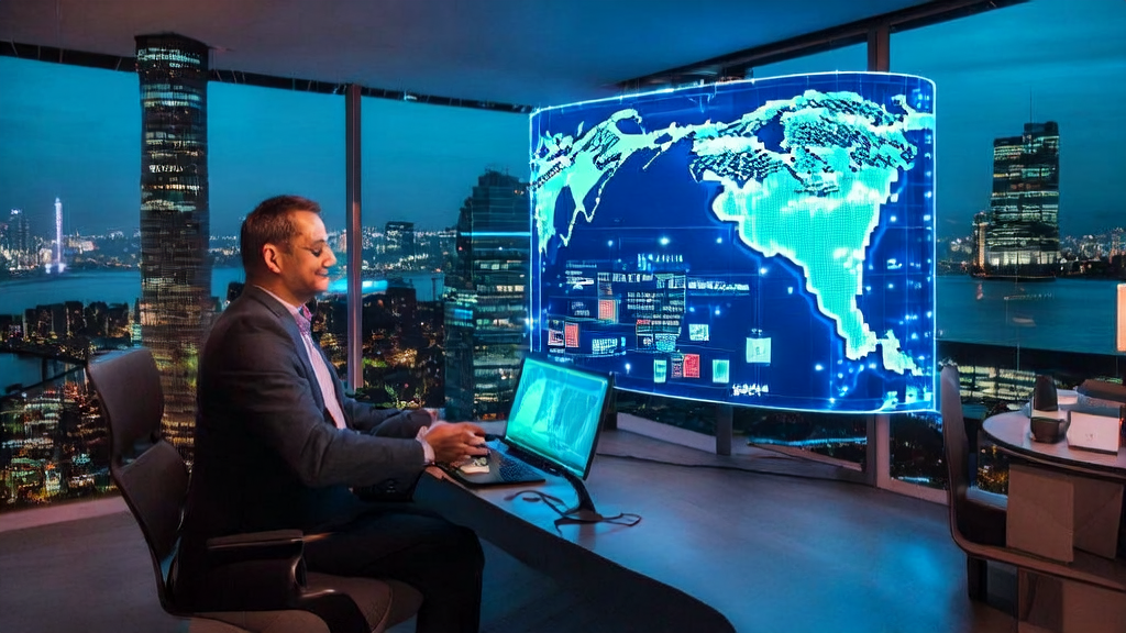 In the digital age of globalization, a cross-border e-commerce entrepreneur uses AI-driven customer acquisition solutions