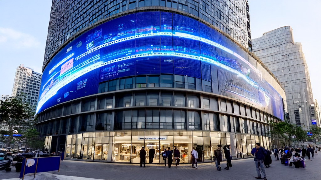 An entrepreneur in a Shenzhen office building uses AI tools to create multilingual marketing content, with a bustling cityscape in the background