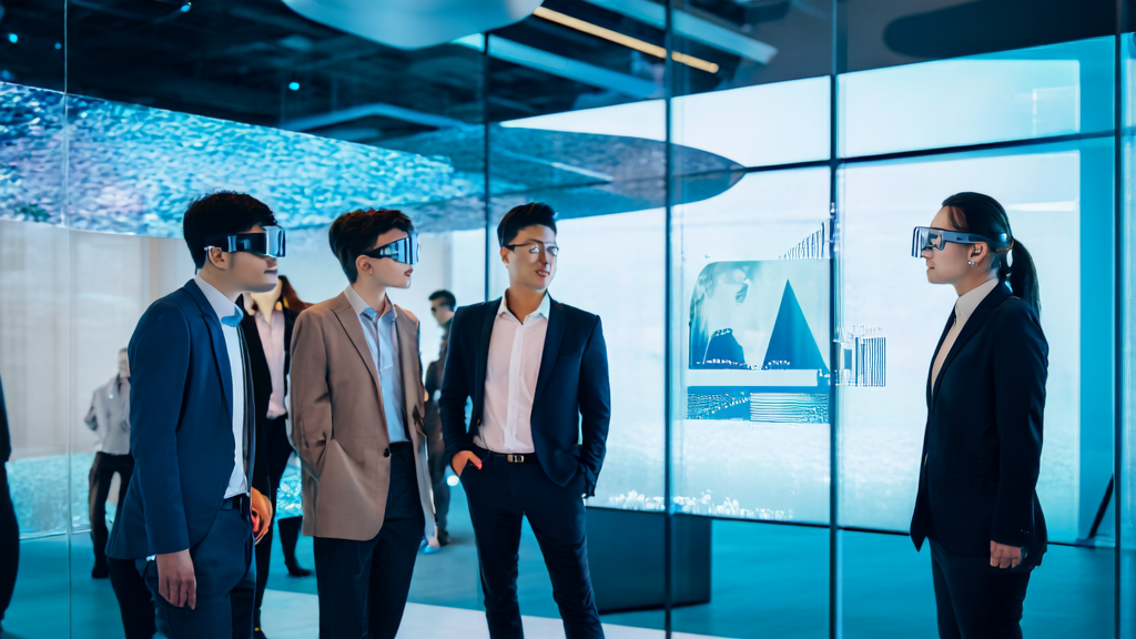 AI Glasses Demo: Entrepreneurs Presenting How AI Technology Enhances Customer Acquisition Efficiency