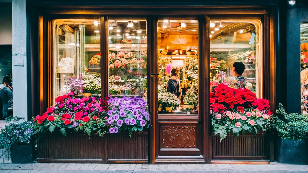 使用AI作图工具Poify的花店，提升电商销售效率