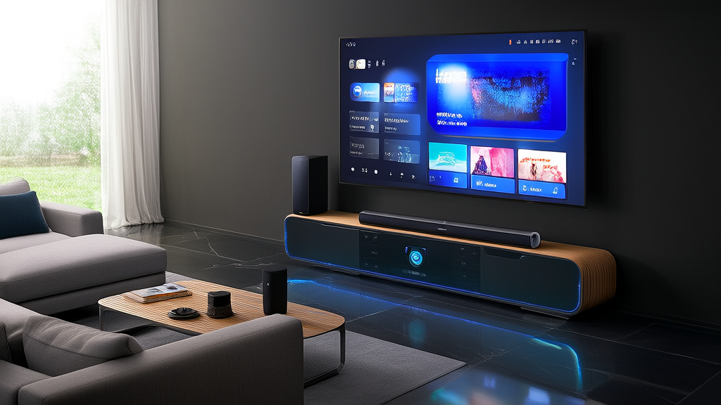 Showcasing AI applications in everyday life, including smart home devices, personalized recommendations, and social media feeds