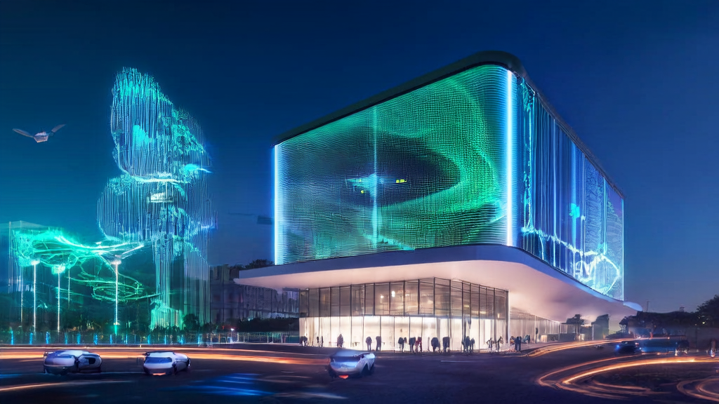 未来科技城市中独立站利用AI技术进行关键词优化,提升跨境电商流量