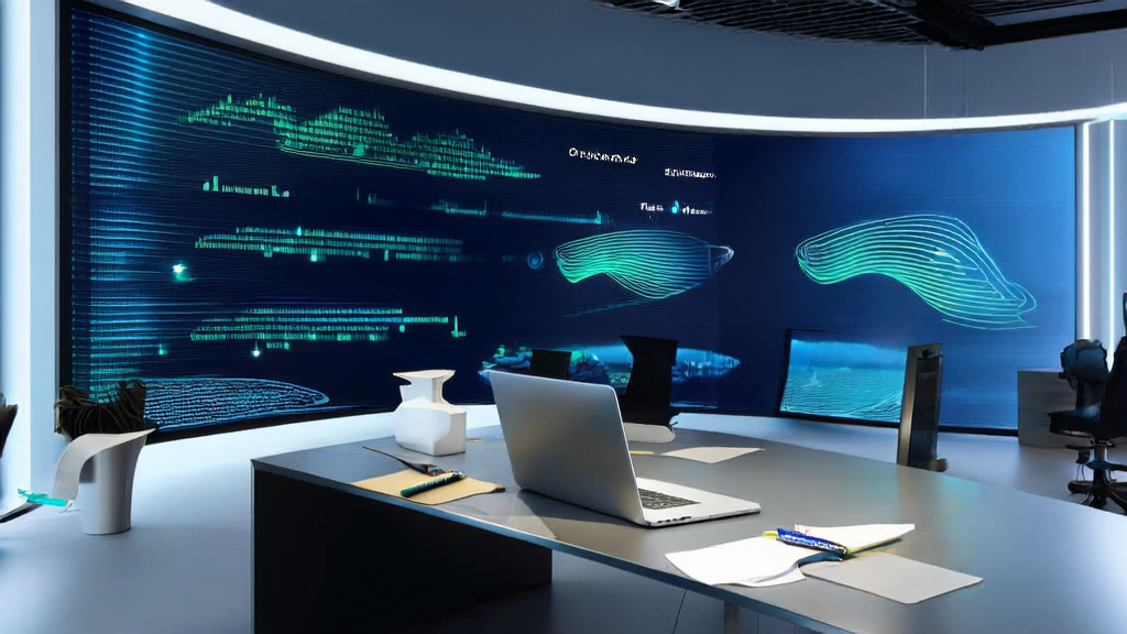 Modern ecommerce office showcasing AI data analysis and Cognition's funding success