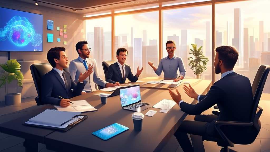 AI marketing team brainstorming with Doubao video generation feature