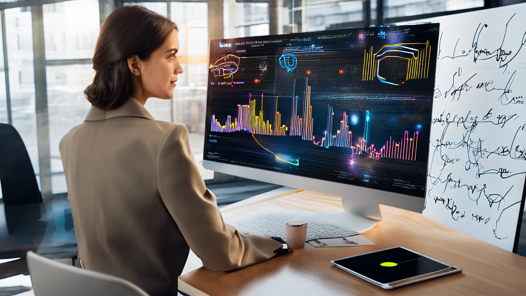 Marketing expert planning AI-driven customer acquisition solutions