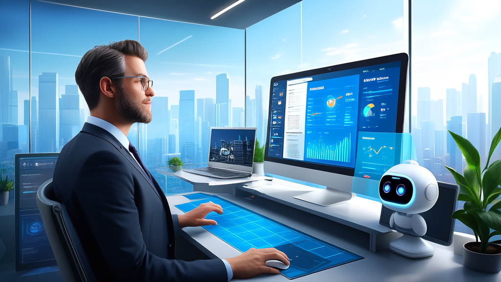 AI technology assisting B2B marketing on LinkedIn for an export company executive