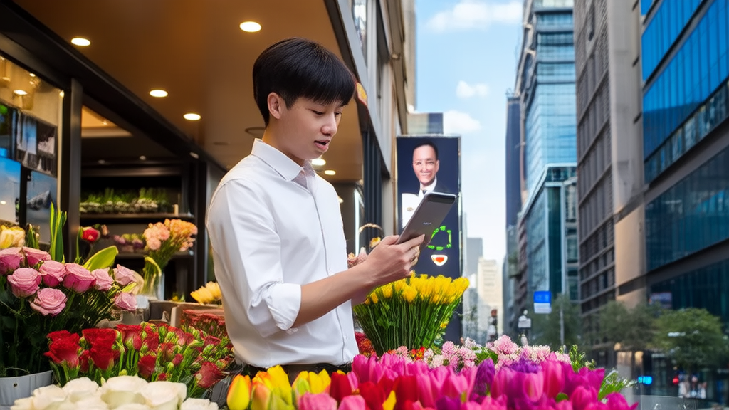 Florist using Google Maps and AI technology for customer acquisition, combined with Li Yanhong's speech on DeepSeek's existing pain points