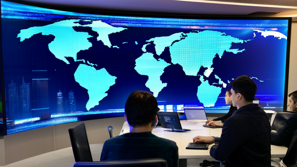 Modern office where programmers use Tencent Cloud CodeBuddy AI IDE for efficient customer acquisition and data analysis