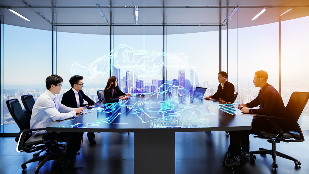 An AI marketing team is using personalization technology to improve conversion rates by developing precise marketing strategies through intelligent data analysis.
