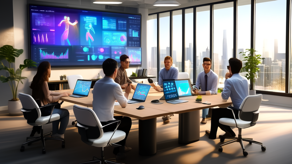 Artists at Cheehoo using AI animation tools for creative work and optimizing marketing strategies through Twitter data analysis.