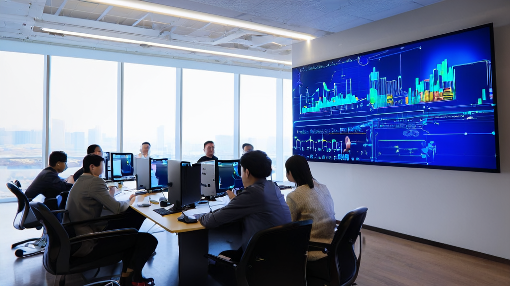 In a modern office, entrepreneurs are discussing the integration of AI marketing and WeChat Pay MCP, showcasing the future of intelligent marketing.