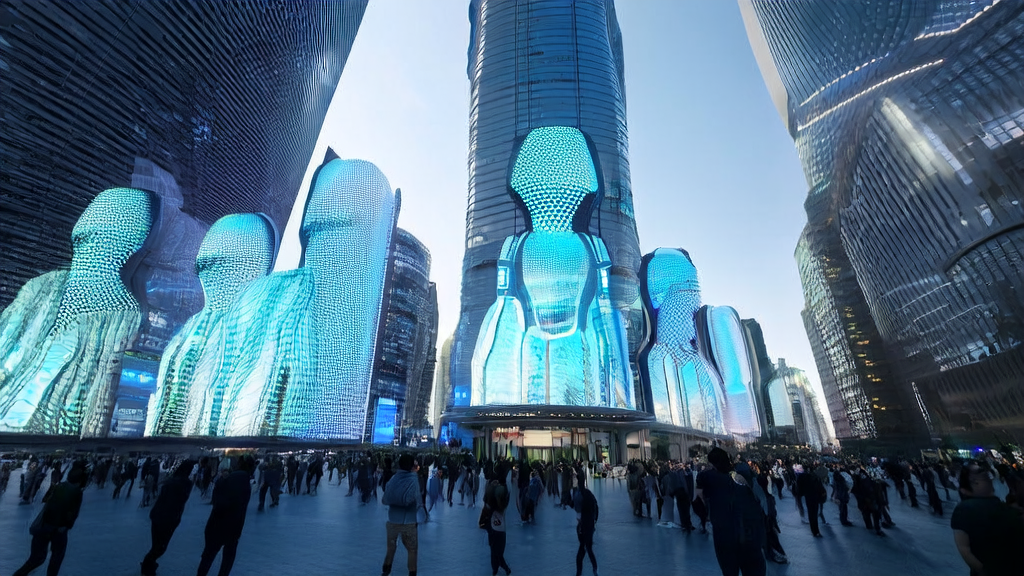 3D digital humans generated by GUAVA technology from Tsinghua University, showcasing the application of AI multilingual content generation in marketing