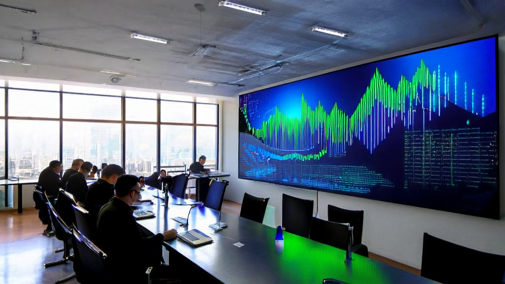 在现代化办公室中，工程师们使用AI技术优化广告投放，降低CPA并提升转化率