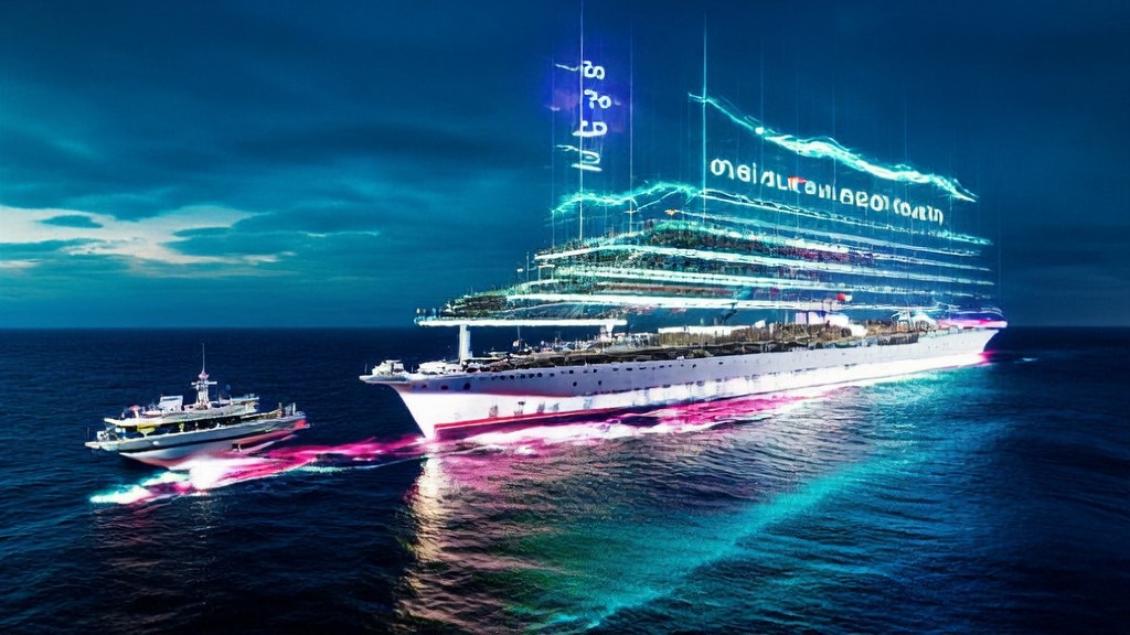 一艘由AI驱动的广告船在数字海洋中精准触达目标人群，降低CPA，开启高效获客新时代