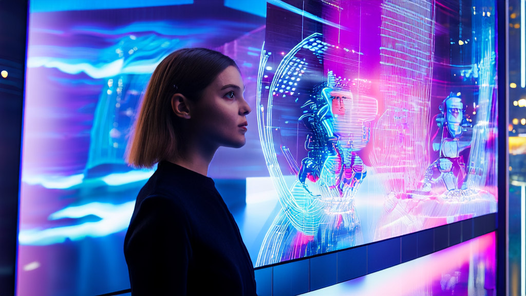 An advertising planner using AI technology to optimize ad placement strategies with real-time data analysis and adjustments