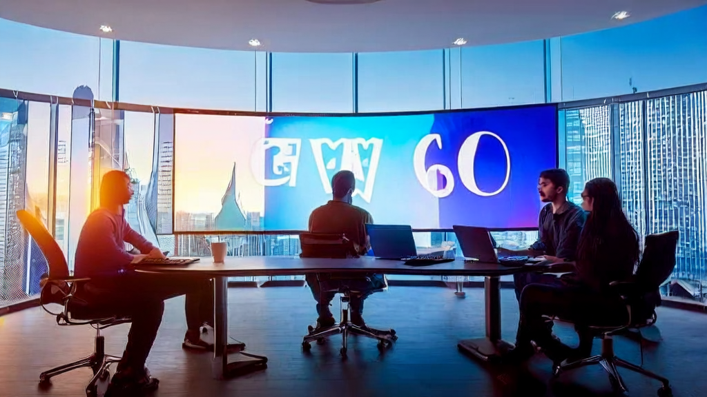 Young entrepreneurs using AI to optimize advertising strategies for precise customer acquisition and improved conversion rates