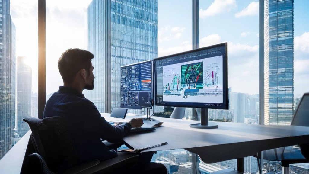 An advertising planner using Kunlun Van's Skywork R1V4-Lite for AI-optimized ad placement, precisely targeting audiences and reducing CPA