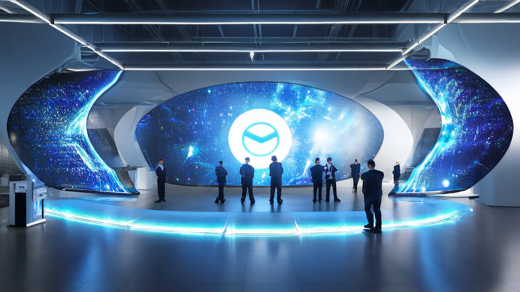 2025年AI优化广告投放策略的未来办公室场景，技术人员通过多模态数据分析调整广告策略。