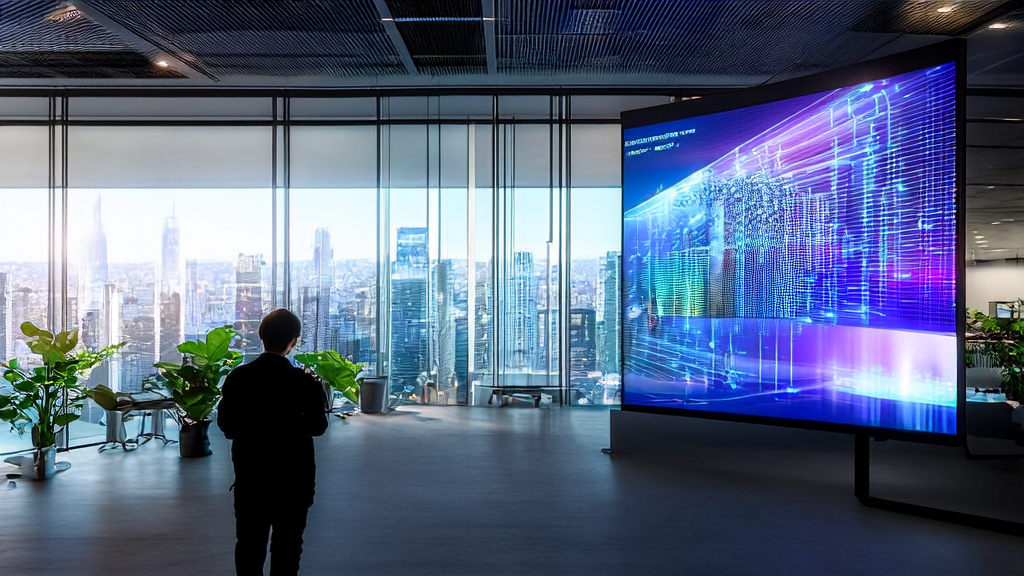 In a modern advertising agency, analysts are using AI technology to optimize ad placements, build precise user profiles, and achieve cost optimization and targeted customer reach.