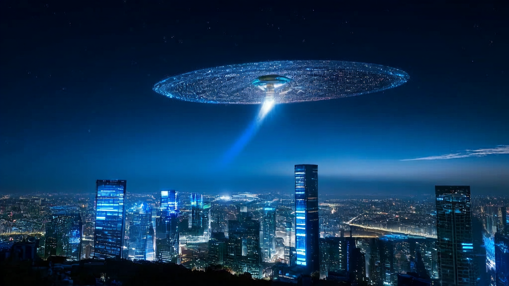 未来城市中，广告策划师通过全息投影屏幕和卫星技术支持，实时优化广告投放策略，精准触达目标人群并降低CPA。