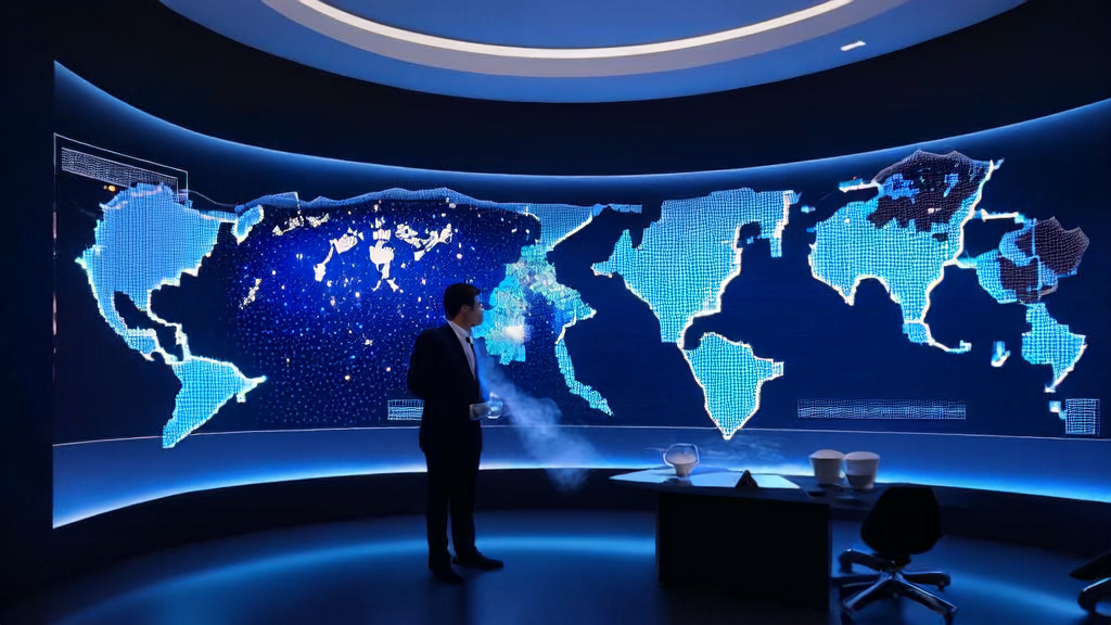 A scene showcasing the application of AI-optimized advertising, highlighting how it precisely targets audiences and lowers CPA to enhance ad performance.