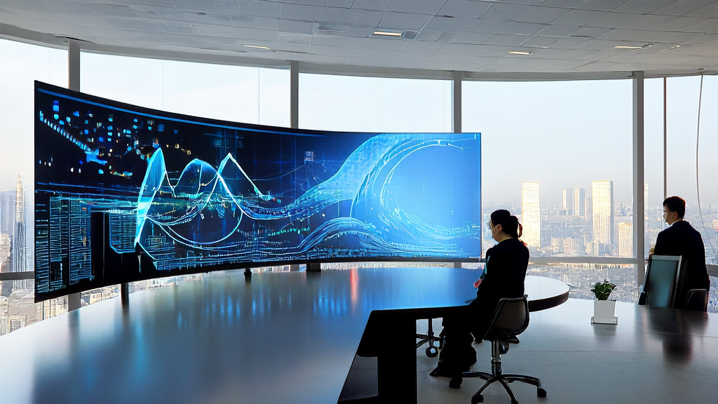 数据科学家在现代化办公室中使用AI优化广告投放策略,以实现精准触达目标人群并降低CPA。