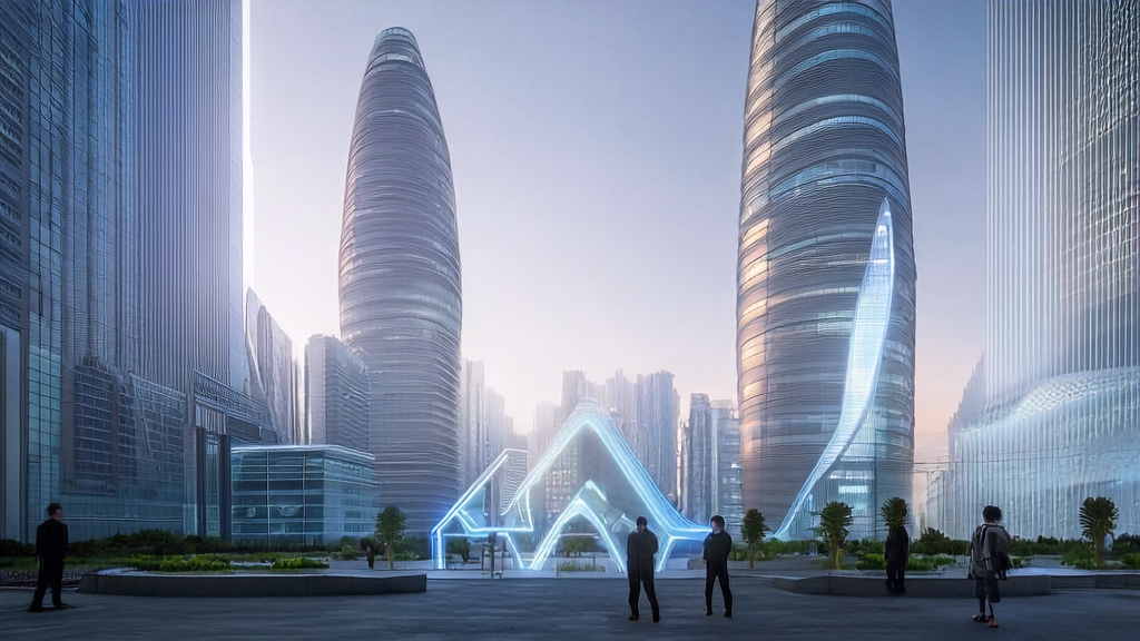 未来城市中，AI优化广告投放精准触达目标人群并降低CPA