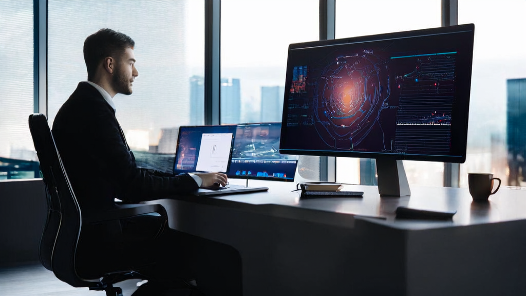 An analyst is using AI technology to optimize advertising targeting, achieving precise reach of target audiences and reducing CPA.