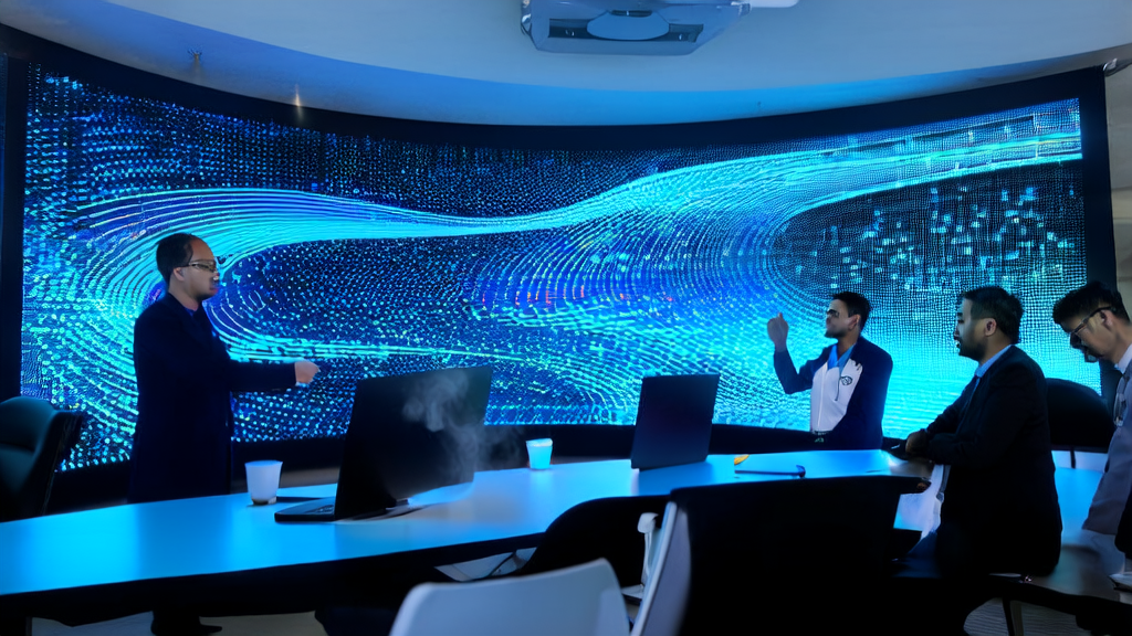 Data scientists in the office successfully find a way to filter out “junk“ data, enhancing AI-powered email marketing effectiveness