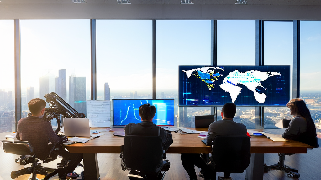 Cross-border e-commerce team leveraging AI technology to optimize overseas email marketing and boost sales and customer conversion rates