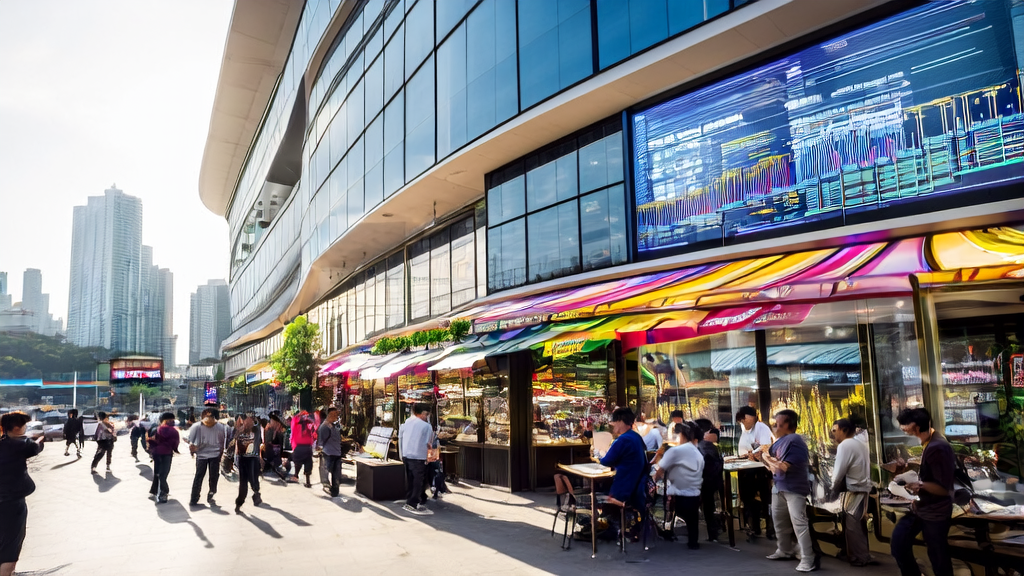 东南亚城市街头的科技公司，创业者们正在讨论AI出海获客策略