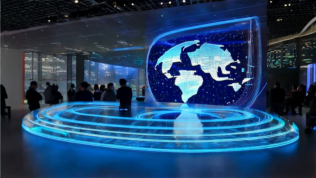 在未来感办公室中，创业者们利用AI技术优化邮件营销，提升跨境电商的客户获取和回复率。