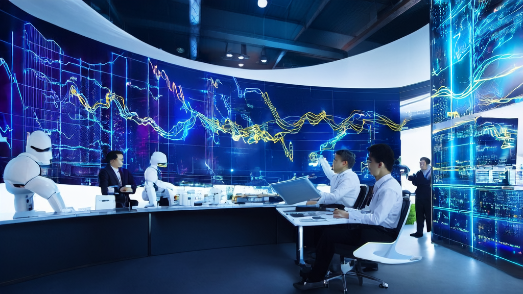 通过AI技术分析制造业海关数据以精准获客的现代化办公室场景