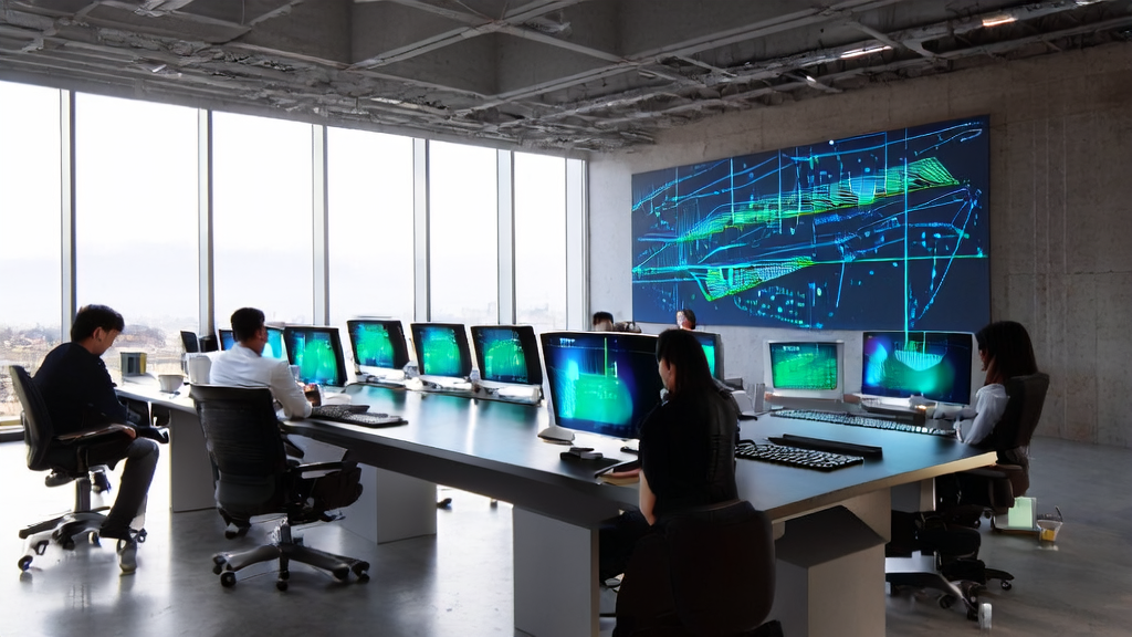 Programmers in a modern office using IBM's Granite4.0Nano series model for AI customer prediction to improve screening accuracy