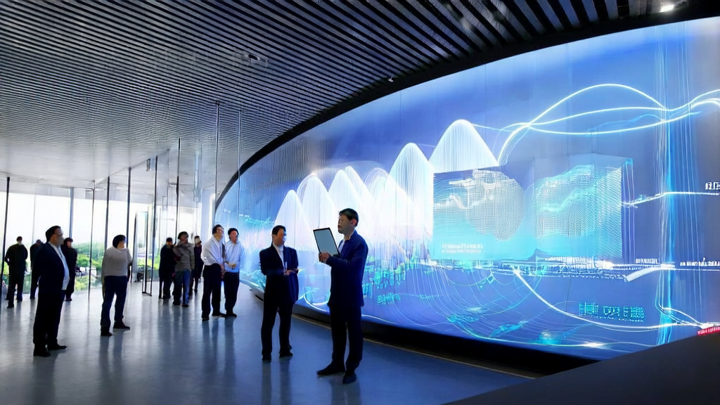 Employees in a modern office using AI customer prediction models and intelligent assistants for precise customer acquisition