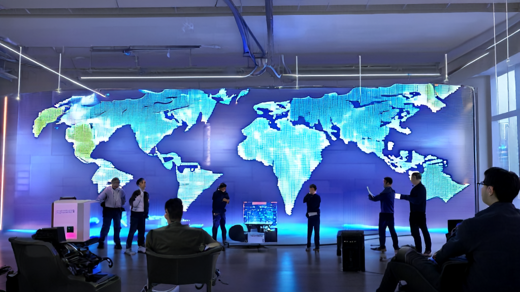 Young entrepreneurs in a modern office using AI technology for precision acquisition and email marketing analysis
